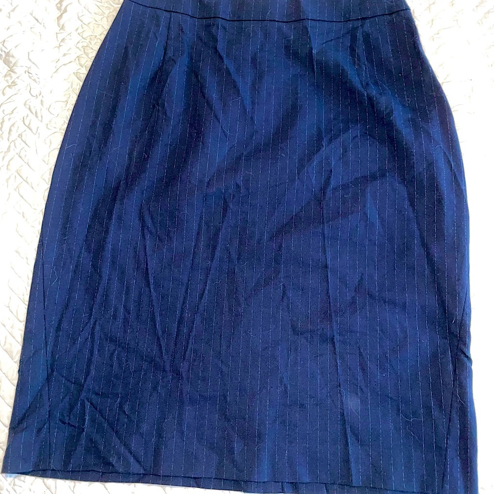 Theory Striped pencil skirt